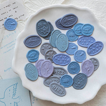 Mo Card | Pegatinas Paper Mailing Blue Conveys The Wind