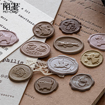 Mo Card | Pegatinas Paper Mailing Light Coffee Whispers