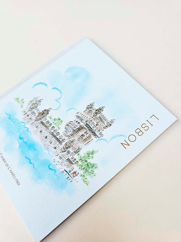 Paperways | Cuaderno de Viaje Ilustrado Mini L'Après-midi Lisboa Belem