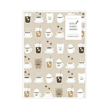 Papier Platz | Bloc de Notas Otegaru Memo Bear Café