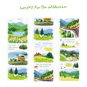 Card Lover | Passing Through The World PET Tape Longing For The Wilderness