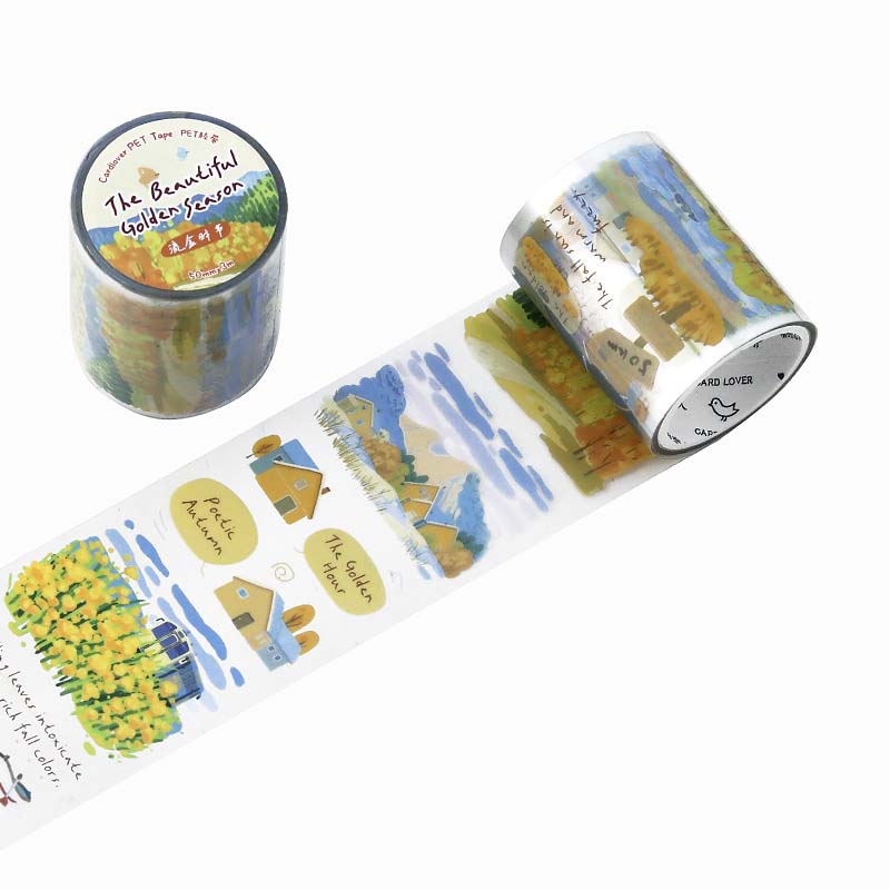 Card Lover | Passing Through The World PET Tape The Beautiful Golden Season