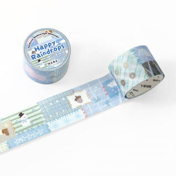 Card Lover | Patchwork Town Happy Raindrops Washi Tape