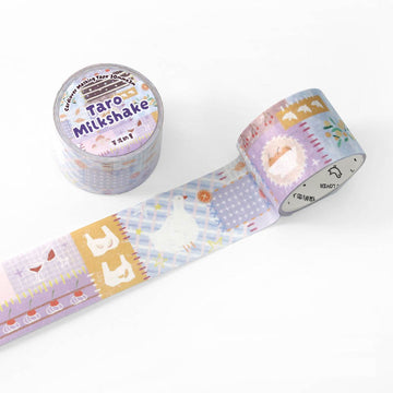 Card Lover | Patchwork Town Taro Milkshake Washi Tape