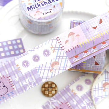Card Lover | Patchwork Town Taro Milkshake Washi Tape