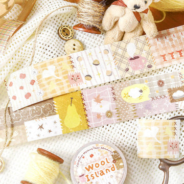 Card Lover | Patchwork Town Wool Island Washi Tape