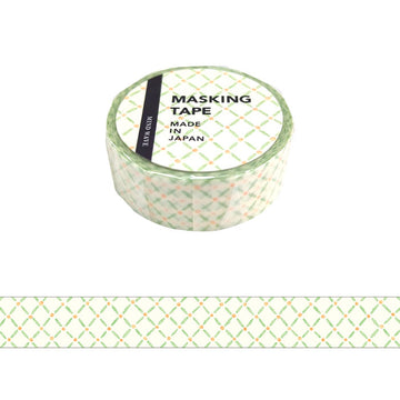 Mind Wave | Pattern Check Dots Green Washi Tape