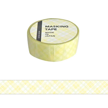 Mind Wave | Pattern Check Lemon Pie Washi Tape