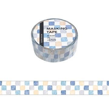 Mind Wave | Pattern Check Tiles Washi Tape