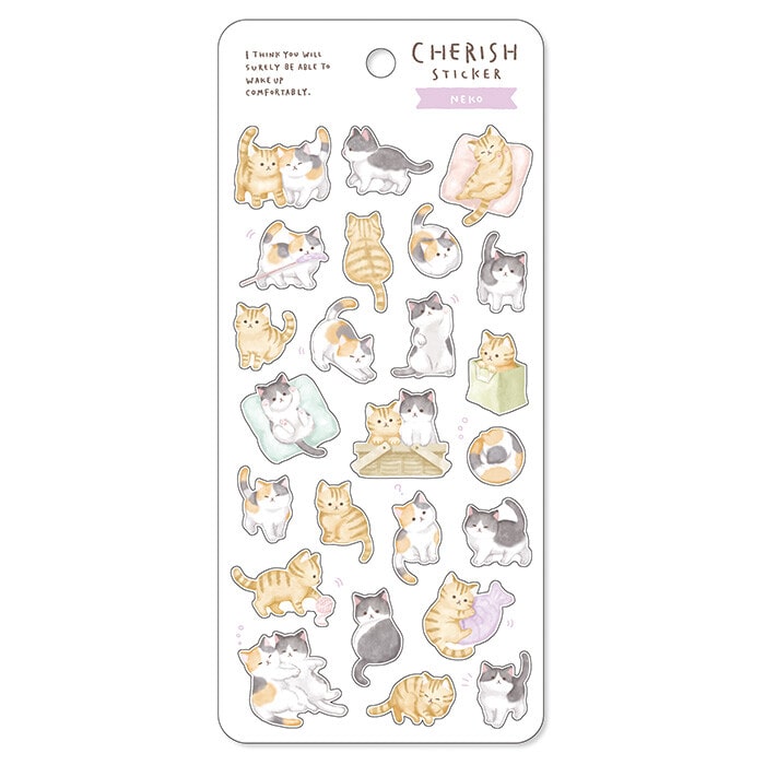 Mind Wave | Cherish Cat Stickers