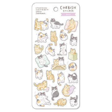 Mind Wave | Cherish Cat Stickers