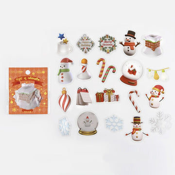 Card Lover | Christmas 3D Night Of Celebration Stickers