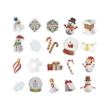 Card Lover | Christmas 3D Night Of Celebration Stickers