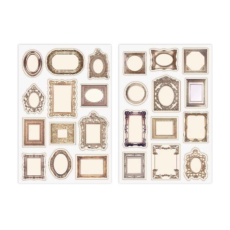 Infeel.me | Photo Frames Bronze Light Stickers