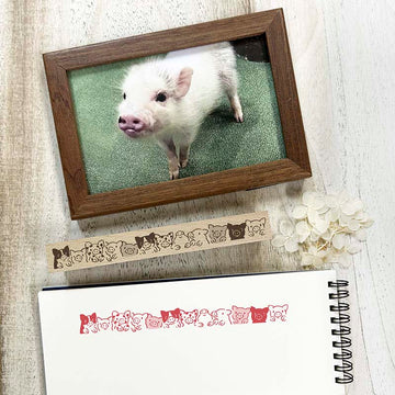 Arte CO | Sello Pig in a Row
