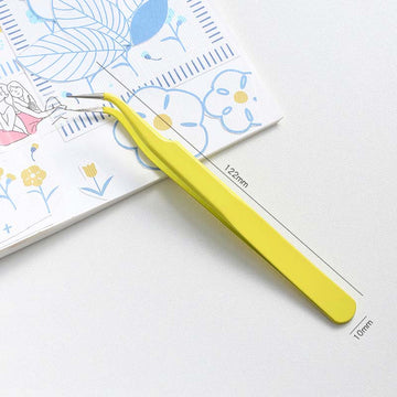 Mo Card | Pinzas Metálicas Curvas Amarillo