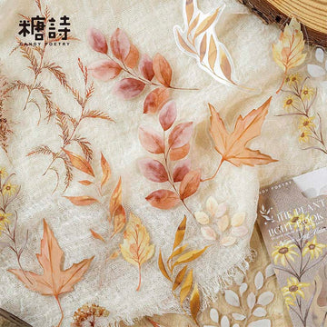 Candy Poetry | Pegatinas Plant Light Book Autumn Leaf Network