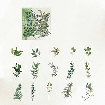 Candy Poetry | Pegatinas Plant Light Book Fog Pine Marks
