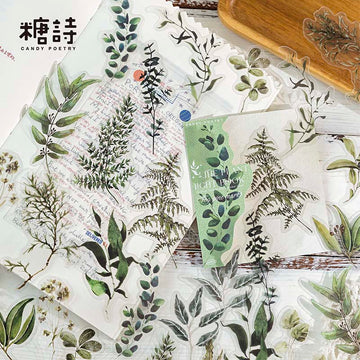 Candy Poetry | Pegatinas Plant Light Book Fog Pine Marks