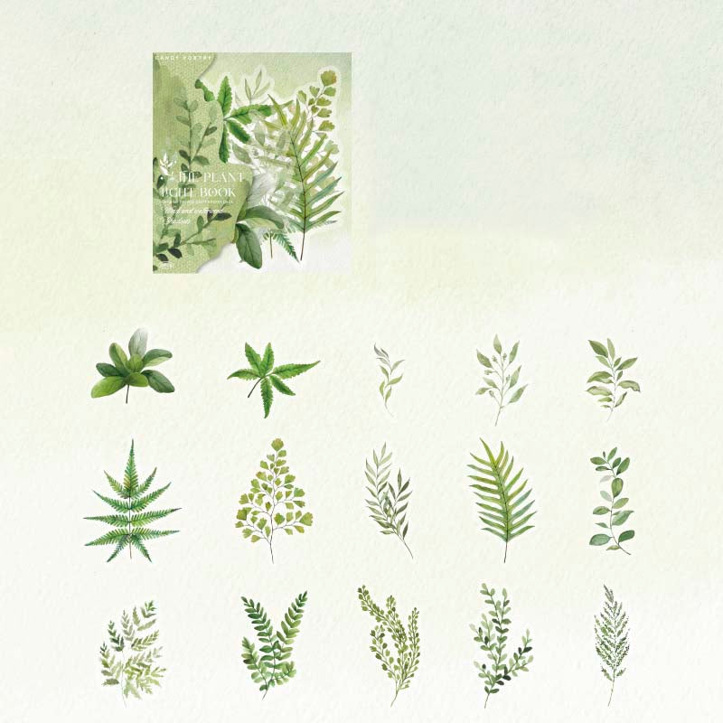 Candy Poetry | Pegatinas Plant Light Book Wind And Waterweeds Shadows