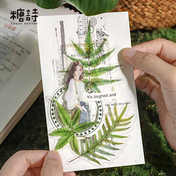 Candy Poetry | Pegatinas Plant Light Book Wind And Waterweeds Shadows