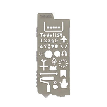 Kutsuwa | Plantilla Stencil Mastemplate Schedule