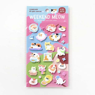Card Lover | Pegatinas Poop Picker Weekend Meow