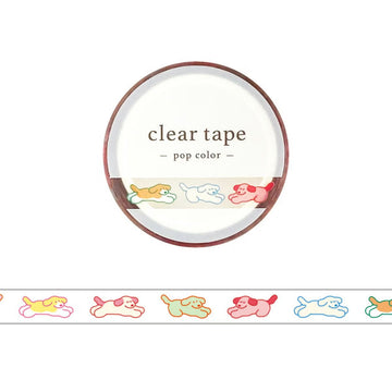 Mind Wave | Pop Color Puppy Slim Clear Tape