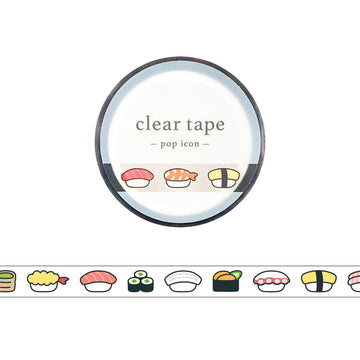 Mind Wave | Pop Icon Sushi Slim Clear Tape