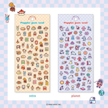 Mind Wave | Pegatinas Poppin' Jam Retro
