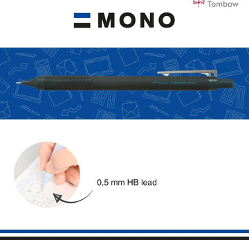 Tombow | Portaminas Mono Graph Lite 0.5 Smokey Black