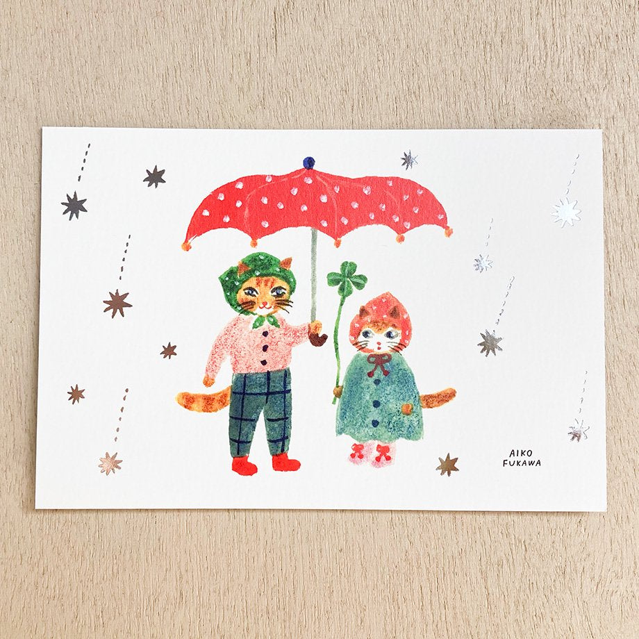 Cozyca | Aiko Fukawa Raindrop Postcard