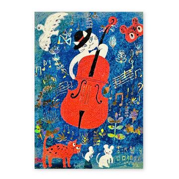 Seal-do | Postal Kenji Miyazawa Phantom Light Gauche the Cellist