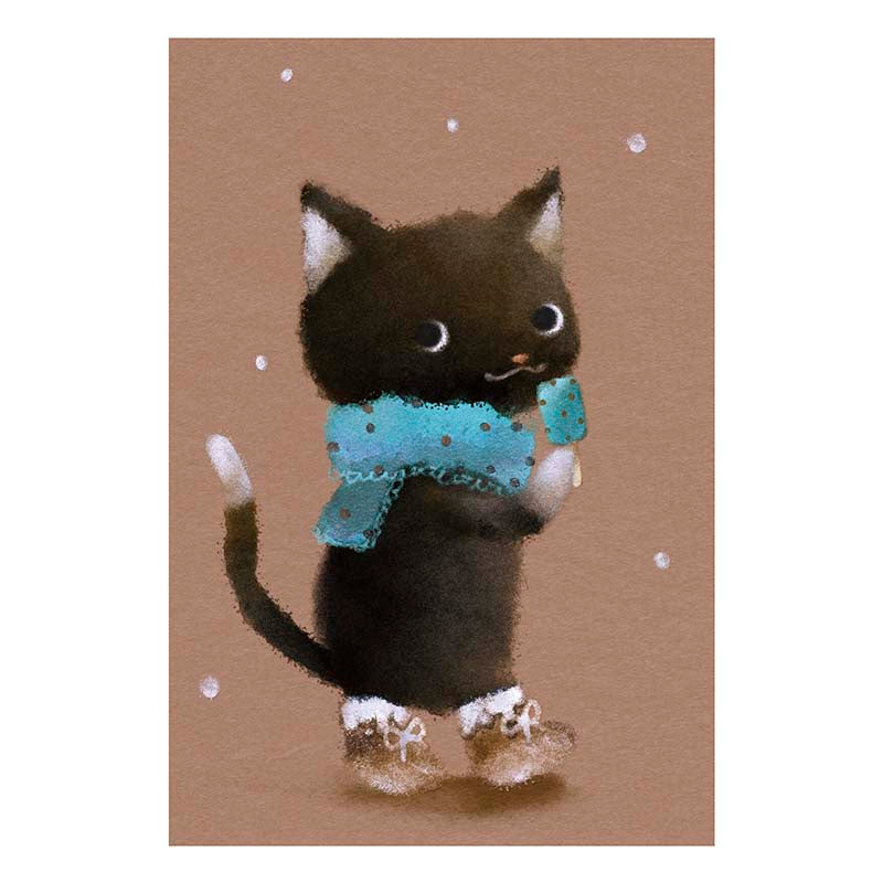 Kenaf | Postal Cat Winter Chocolate Mint