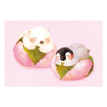 Kenaf | Postal Penguin Bear Cherry Cake Cushion