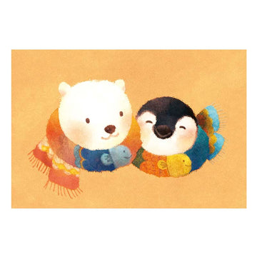 Kenaf | Postal Penguin Bear Fish Muffler