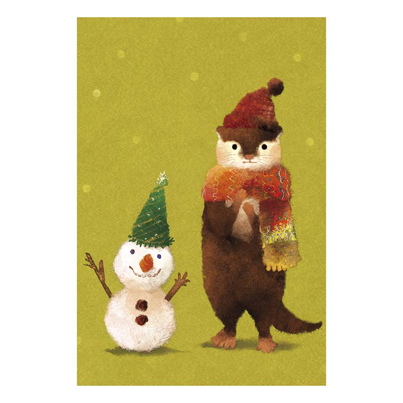 Kenaf | Postal Penguin Me And A Snowman