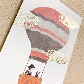 Cozyca | Necktie Balloon Postcard