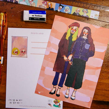 La Dolce Vita | Postal Winter Good Friends
