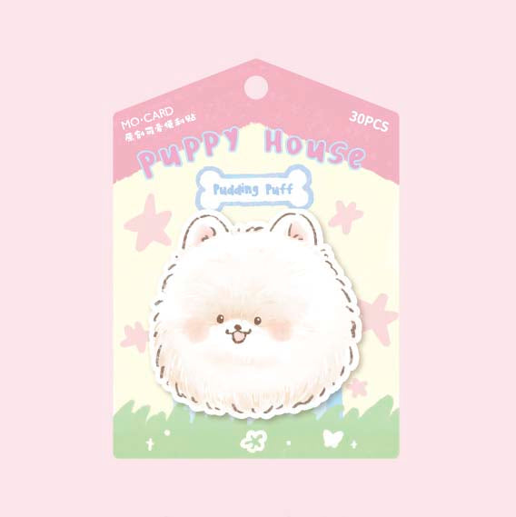 Mo Card | Notas Adhesivas Puppy House Pudding Puff