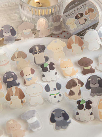 Mo Card | Puppy Squad PET Tape Docile Puppy