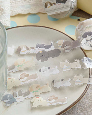 Mo Card | Puppy Squad PET Tape Go Wagging