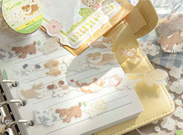 Mo Card | Puppy Squad PET Tape Playful Time