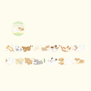 Mo Card | Puppy Squad PET Tape Playful Time