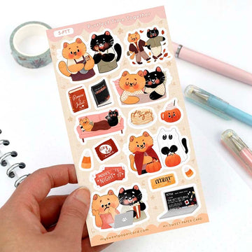 My Sweet Paper Card | Pegatinas Purr-Fect Life Together