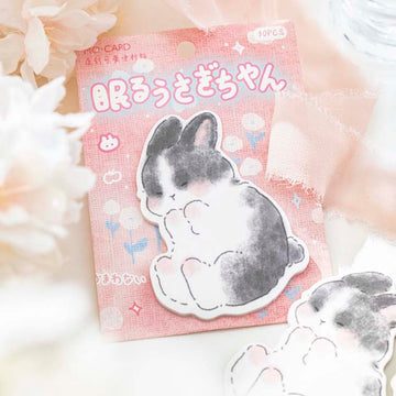 Mo Card | Notas Adhesivas Rabbit Garden Party Sleepy Rabbit