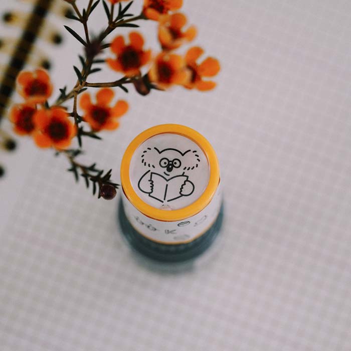 Yowoo Studio | Koala Reading Stamp 