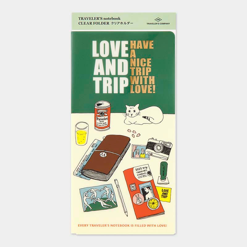 Traveler's Company | Carpeta de Plástico Traveler's Notebook Regular 2025