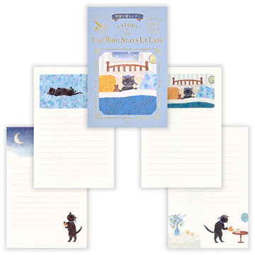 NB CO | Papel de Carta Ressa Cat Who Stays Up Late