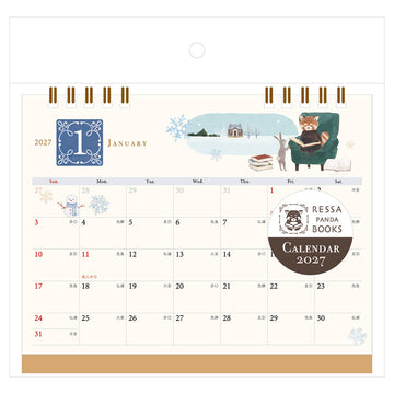 NB CO | Calendario de Sobremesa Ressa Panda Books 2027